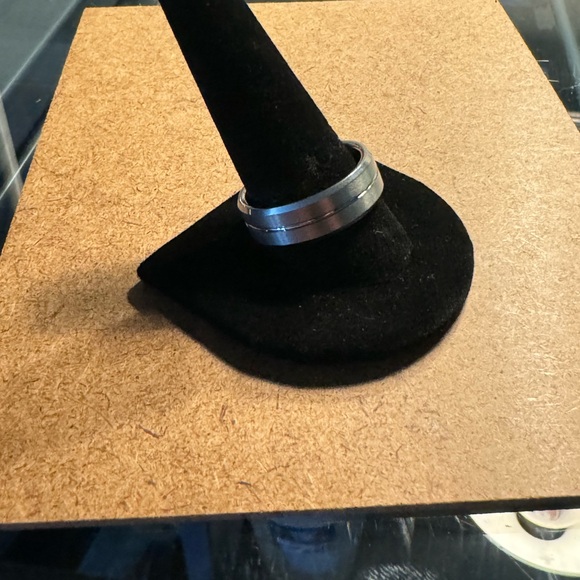 Tungsten Ring Size 12, 8mm wide, 19 grams - Picture 3 of 3